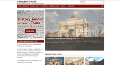 Desktop Screenshot of napoleon-tours.com